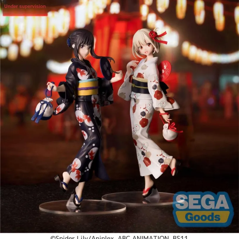 SEGA Luminasta Collection Lycoris Recoil Paulownia Thousand Twigs Bathrobe Bonus Gifts 19cm-5