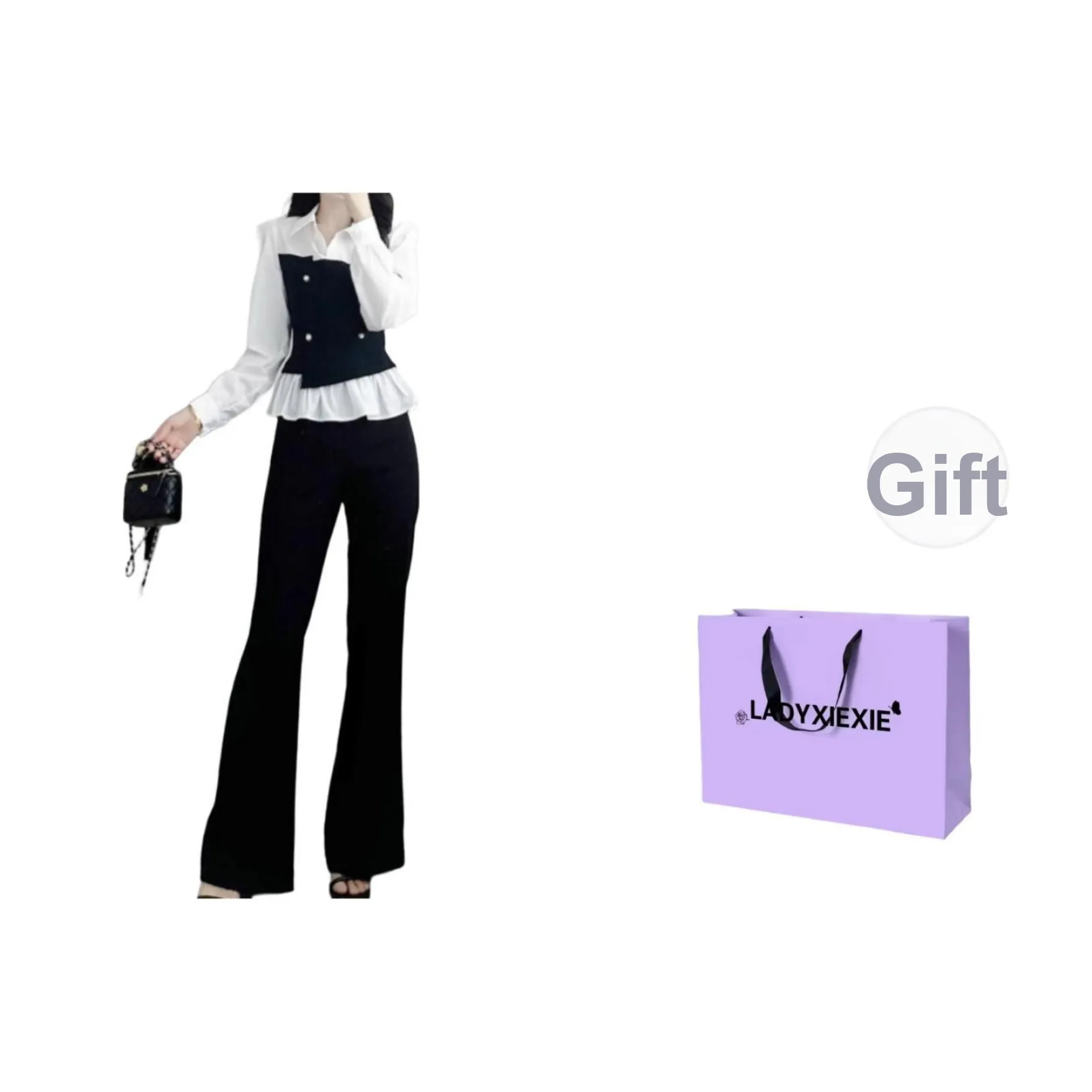 LADYXIEXIE Офисные костюмы с брюками для женщин