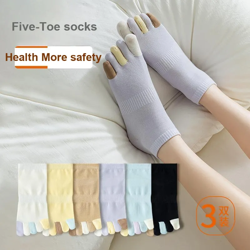 XIA.WA.ZHI.XIU Mid Calf Socks Women's Shopping Bag 3 Pack-8