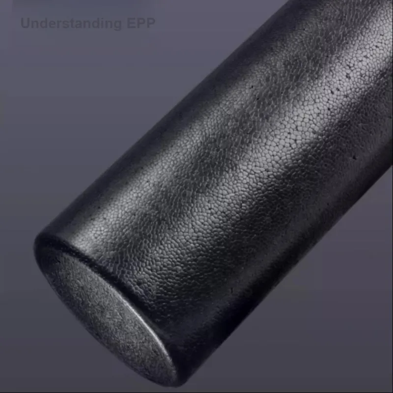 LEXI Solid Foam Rollers Yoga Black EPP Muscle Relaxation 30*15cm-2