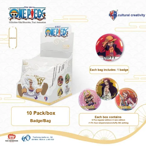 Kabao Cultural Creation Wano COUNTRY значок One Piece вторая редакция голографические билеты