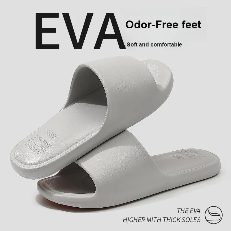 Foot Recreation Slippers, Slip Resistant Summer Home Indoor Squashy And Bouncy Feeling EVA Quiet Bathroom Bathing-22