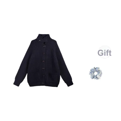 KYKW Темно-синий Резинка для волос Подарок Женские Трикотаж