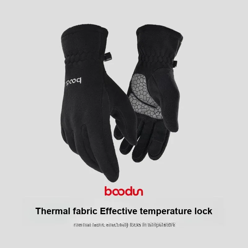 BOODUN Riding Equipment Cycling Glove Travel Unisex Polar Fleece S/M/L-2