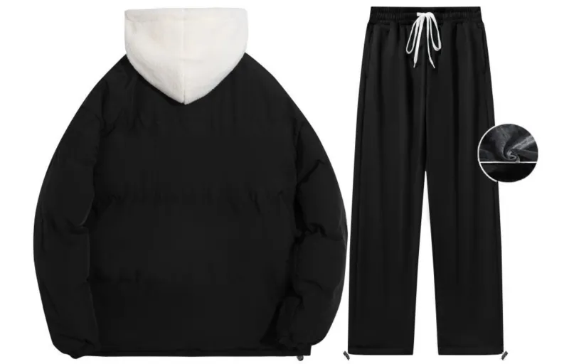 STNW Mock Two Piece Set Fall And Winter Unisex-3