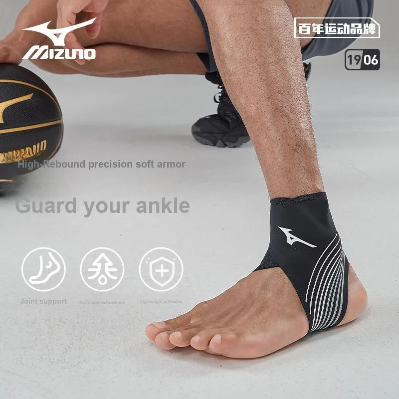 Mizuno Ankle Braces Soccer Basketball Cycling Unisex Polyamide Polyester Elastodiene Elastane 14 24cm-2