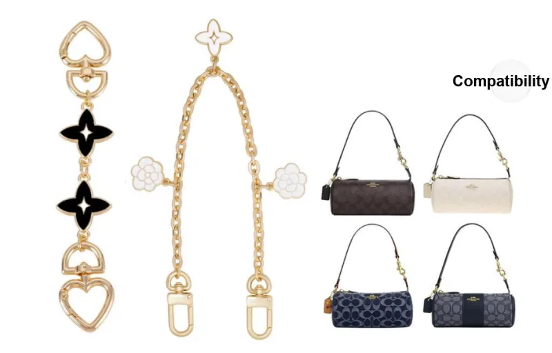 Lan Bao Fan Metal Alloy Bag Accessory Women's Gold-0