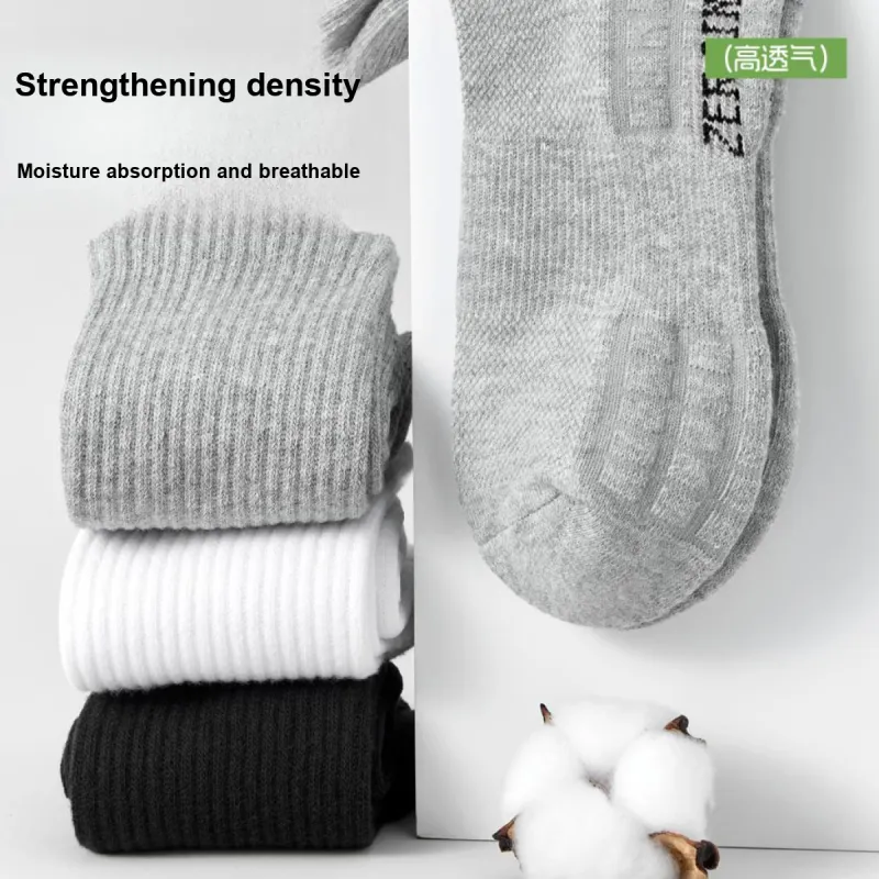 ZEROIN Mid-Calf Socks Unisex Box 4-Pack-2