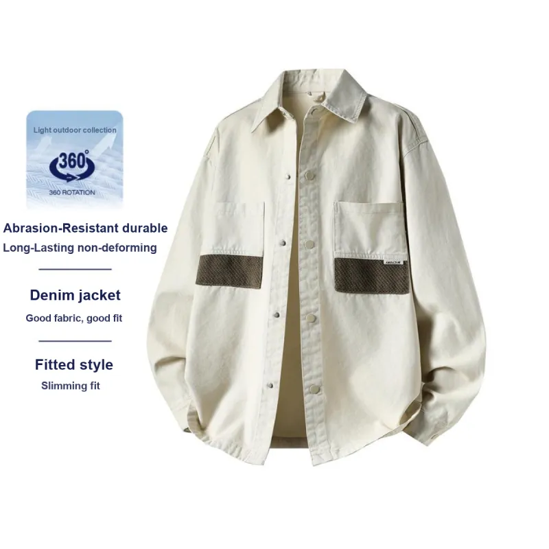 RIEZU Denim Jackets Unisex-2