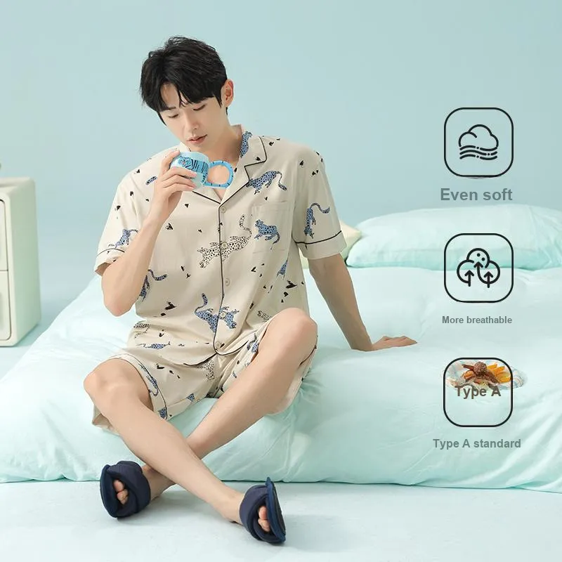 PBENO PD Pajama Set Men's Image Color-3