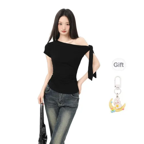 Princess Berdele Set in Sleeve T Shirt Women's Black