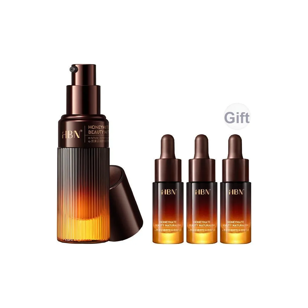 HBN Светящаяся сыворотка с аробином жидкость эссенция осветляющий желтый осветляющий восстанавливающий 30 мл