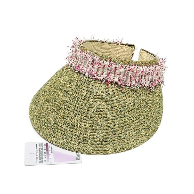 AAJF Natural Grass Sun Protection Hats Unisex-5