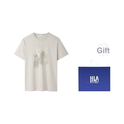 HLA The mountain is not in the high series T-рубашка Мужская