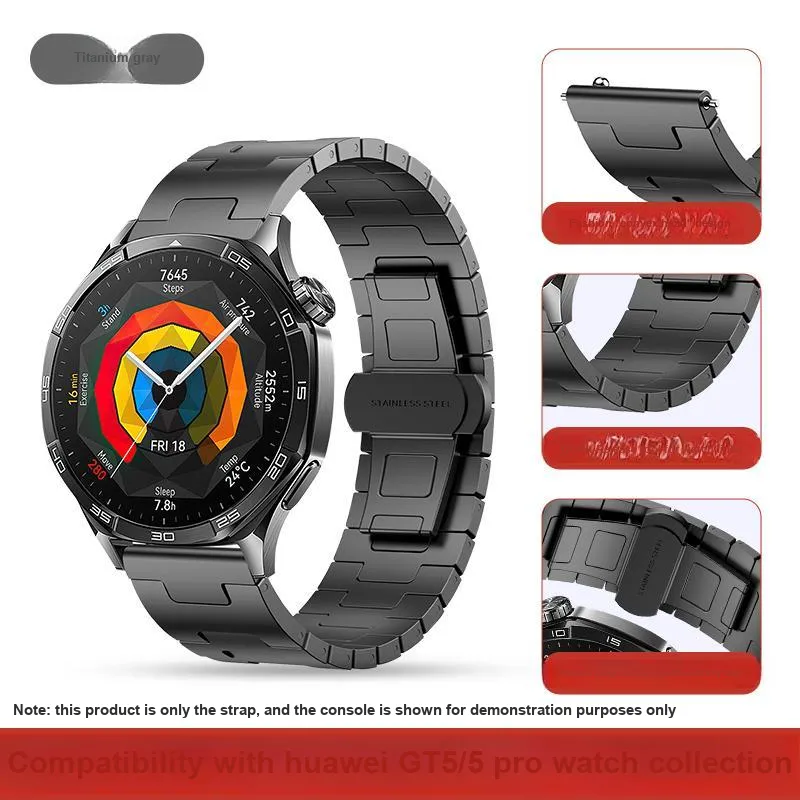 Akkerds Watch Band Huawei Compatibility Titanium Alloy Material-5