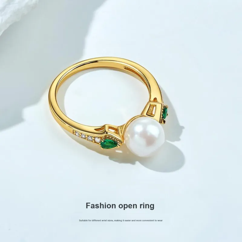 ME LUXE Pearl Rings Women's-3