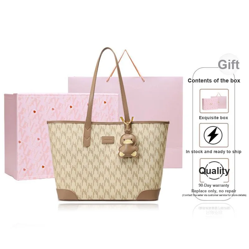 NUCELLE PVC Tote Bag Shopping Bag Shoulder Bags Large Size Women's Multicolor