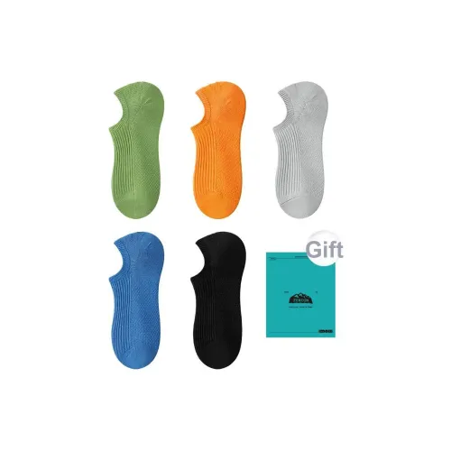 ZEROIN No Show Носки Унисекс 5 пар