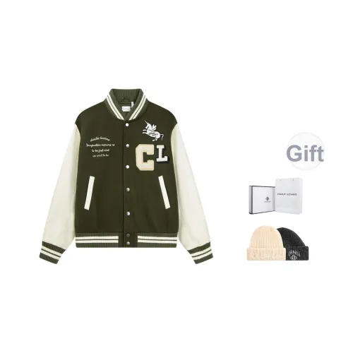 Charlie Luciano Бежево-зеленый Коробка+Шапки Кепки Случайный цвет и стиль Унисекс Куртки