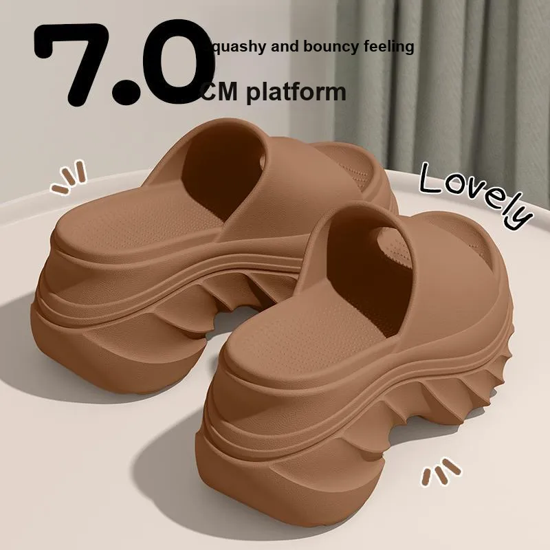 LUNNIFEIYA Seaside Beach Height Increasing Sandal Black, Khaki, Rose Red, Desert Tan, Multiple Styles-4