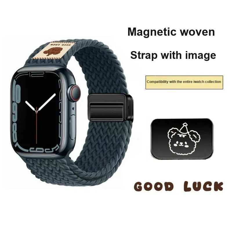 LOVINGCOOL Watch Bands Apple Compatibility 18cm Nylon Material-11