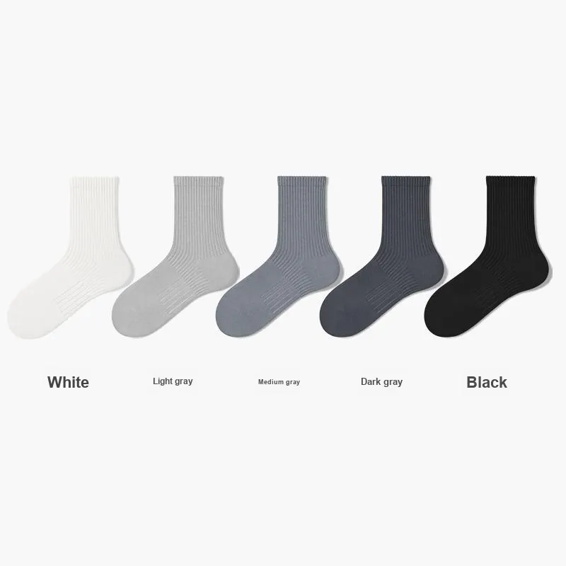 B&C.Room Mid Calf Socks Men 5 Pack-11