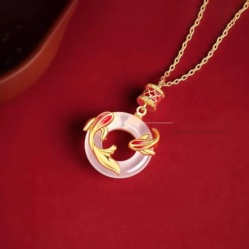Zocai Chalcedony Necklaces Women's-3
