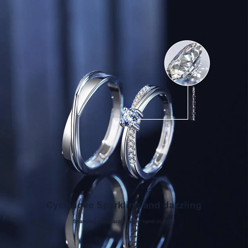 Regalrose 925 Sterling Silver Rings Unisex Silver-2