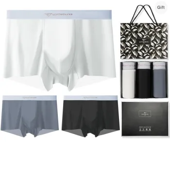 SEPTWOLVES Underpants Men's 3 Gift Box Sets+Shopping Bag