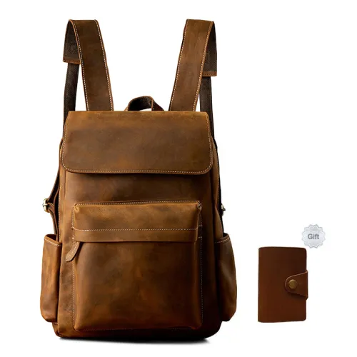 Simple & Nature Backpacks Dark Brown