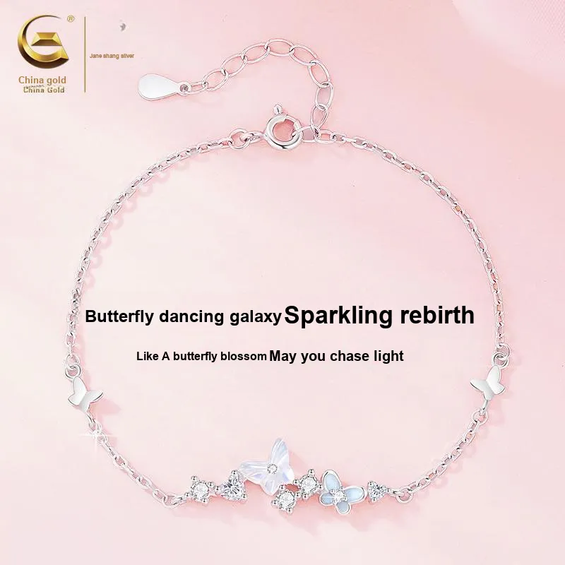 ZSY Silver 925 Bracelets Women's Box # Good Luck-2