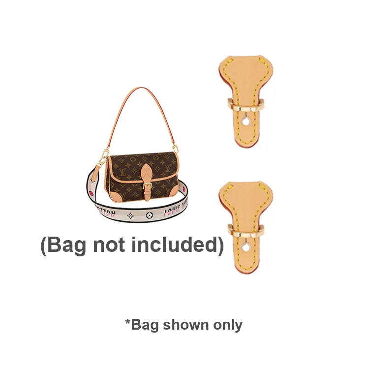 Lan Bao Fan Cow Leather Bag Straps Women's Beeswax Color-0