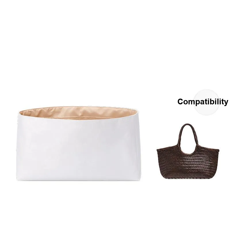 FANJI DuPont Paper Liner Bag Accessory For Organization And Storage Unisex Steamed Chestnut/Yellow/All Black