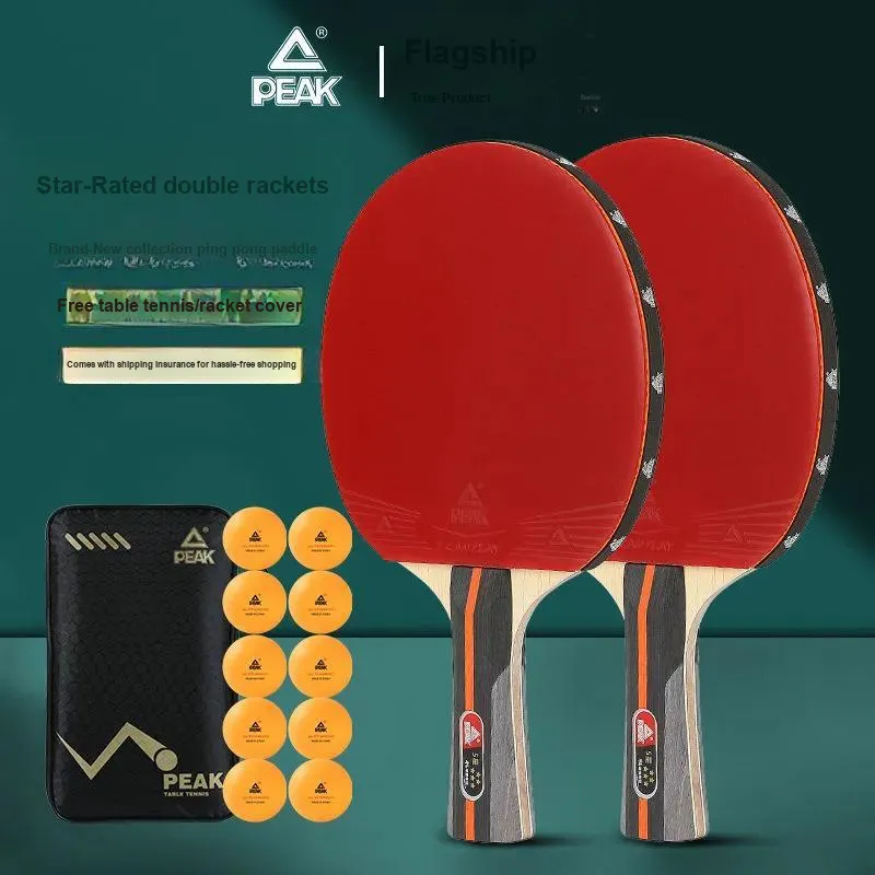 PEAK NICE Collection Ping Pong Paddles Unisex All Wood-1