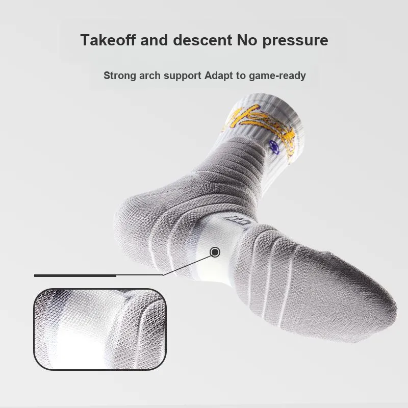 Mast Point Basketball Socks Unisex 2 Pack Multicolor-14