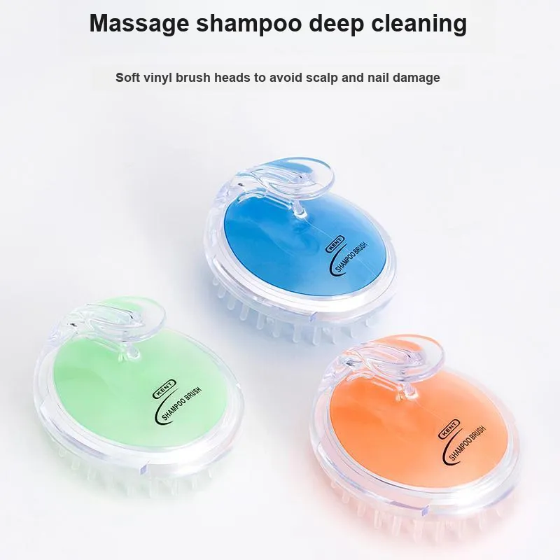 Kent Soft Vinyl Massage Shampoo Brush Soft-1