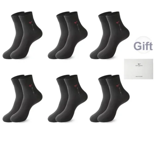 SEPTWOLVES Носки до колена мужские 6 пар подарочная коробка упаковано