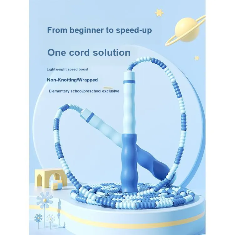 Ovanda Student Supply Non Countable Jump Ropes Kids Handle Silicone, Rope PVC Plastic, Polypropylene PP 2m-1