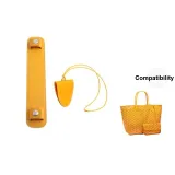 [Yellow 2 Pcs Set]Stress Relief Shoulder Pads 23cm+Bag Clip