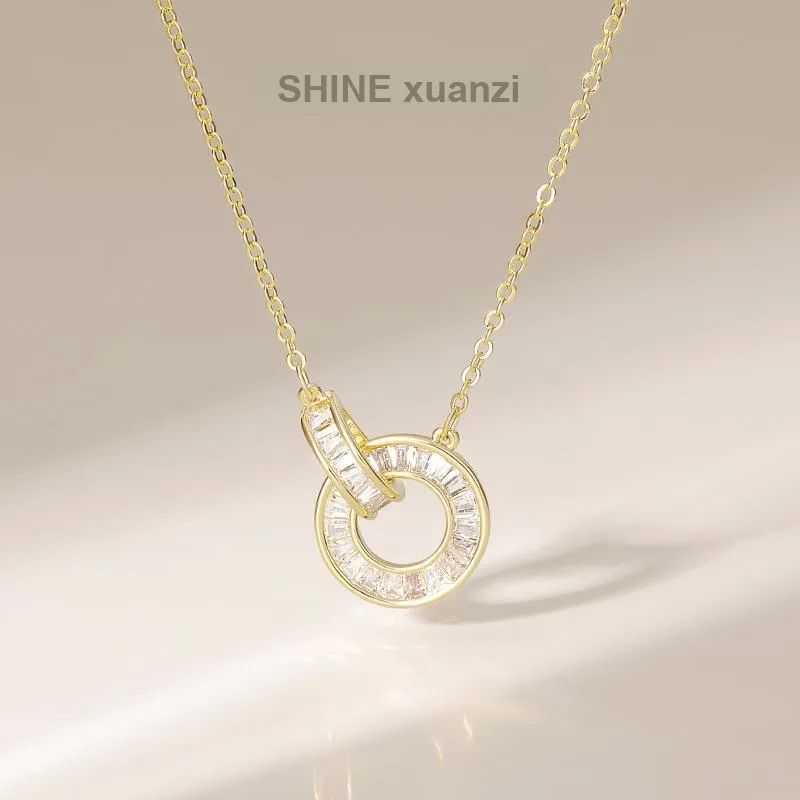 SHINE 14K Gold Plated Copper Necklaces Women's-1