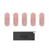 5 Pack No-Show Socks for Women (Pink)