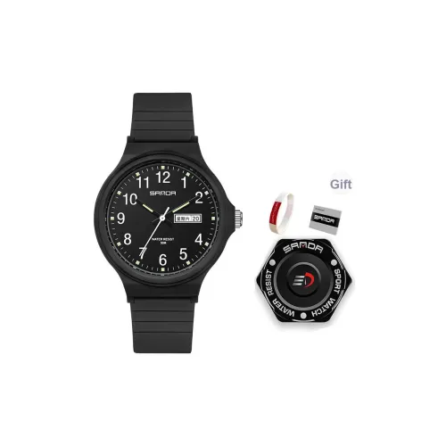 Sanda Кварцевый механизм ремешок из TPU унисекс белый циферблат