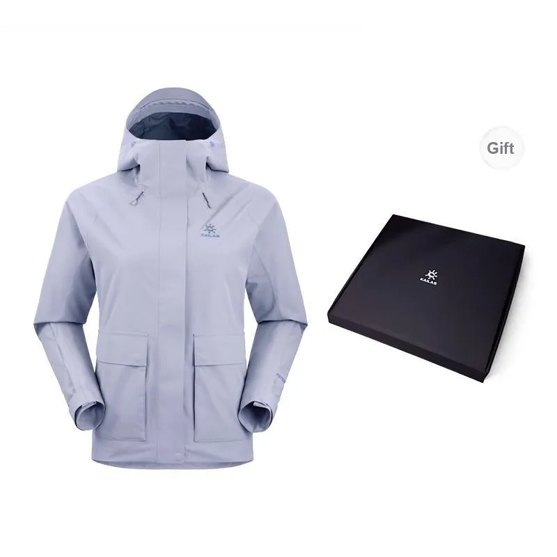 KAILAS Waterproof And Windproof Hooded Windbreaker Coats Women's-13