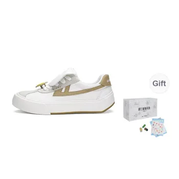 Warrior Sky Power City Travel Collection Flap Canvas Shoes Unisex White/Khaki