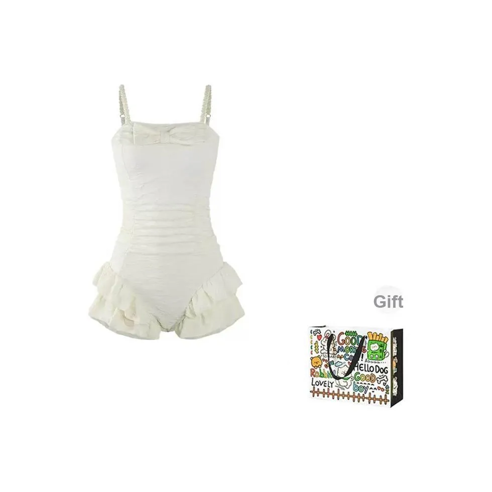 Dippanis Белая сумка для покупок Женские Наборы купальников