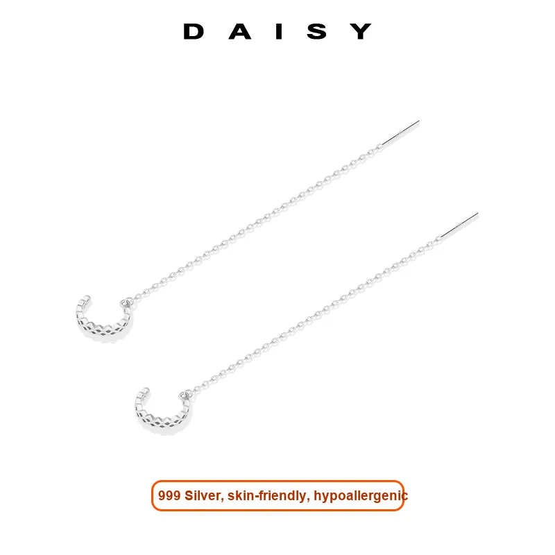 Daisy Dream Full Sterling Silver Earrings Women's-2