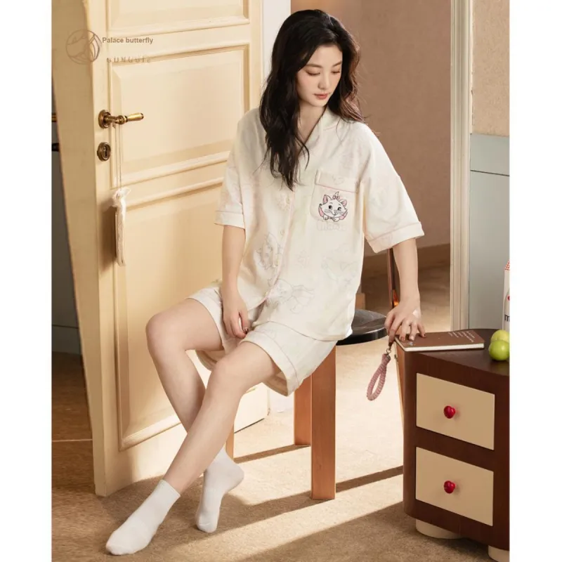Gongdie x Disney Pajama Set Women's Apricot Gift Box Set-4