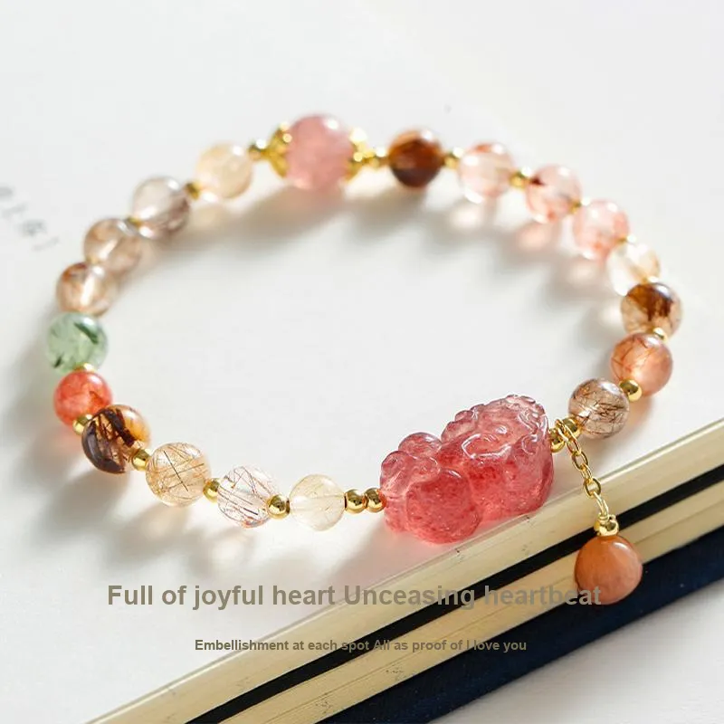 JUICY GRAPE Crystal Jade Bracelets Women's-2