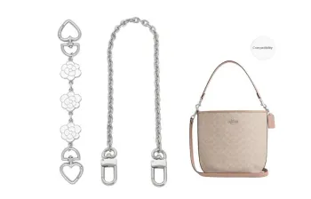 GUYI DuPont Paper/Alloy Bag Accessories Women's White/Gold/Silver