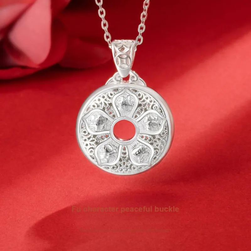 Yu Yin 990 Silver Pendants Unisex-1